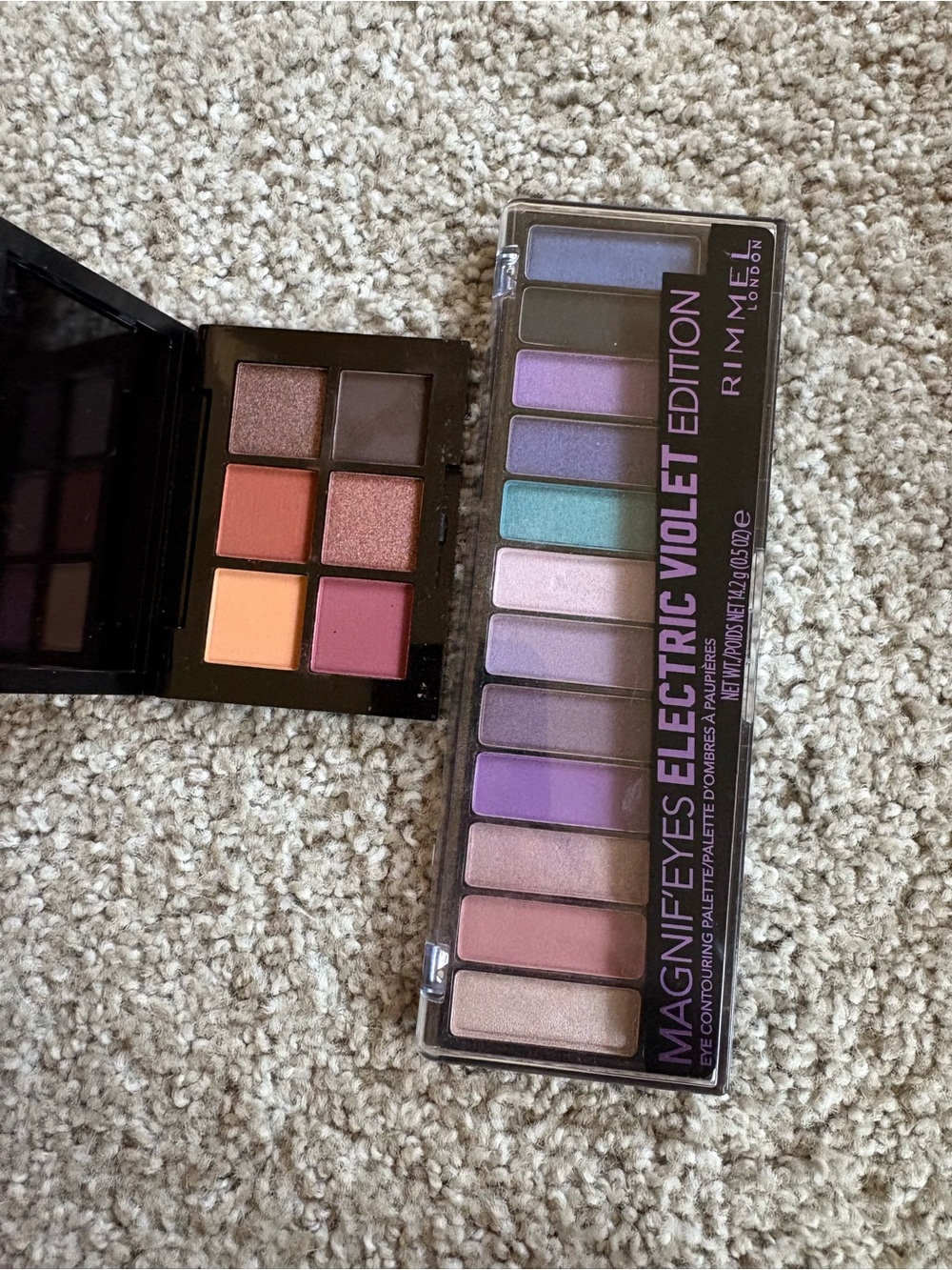 Set of Two Eyeshadow Palettes - Cool and Warm Tones